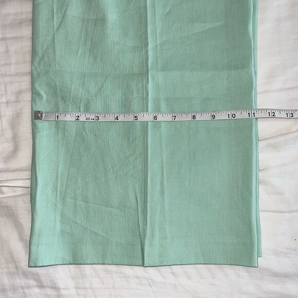 J. Crew Linen-blend wide-leg pleated trouser pant Size 12 - Picture 12 of 14